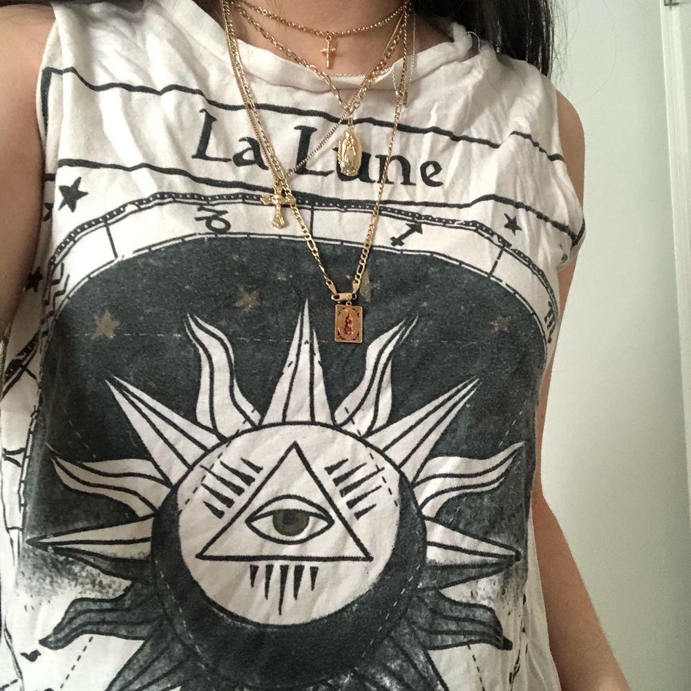 La Lune Le Soleil Urban Outfitters Muscle shirt